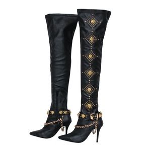 JEFFREY CAMPBELL thigh high stiletto boots